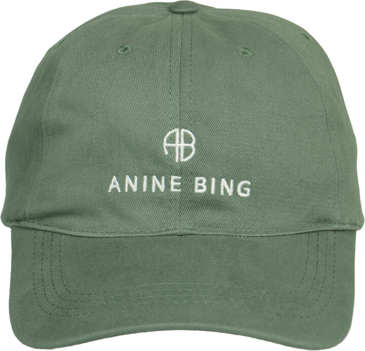 Anine Bing Womens Washed Navy Jeremy Branded Cotton Baseball cap -  ShopStyle Hats
