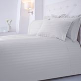 Thumbnail for your product : Hotel Collection Luxury Dobby stripe king duvet set white