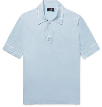 Dunhill Contrast-Tipped Cotton Polo Shirt