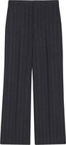 Thumbnail for your product : Saint Laurent Pinstripe-Pattern Tailored Trousers