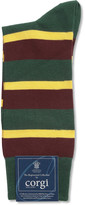 Thumbnail for your product : Corgi Royal Dragoon Guards Striped Cotton-Blend Socks