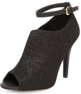 Thumbnail for your product : Dorothy Perkins Black peep toe shoe boots