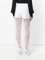 Thumbnail for your product : Givenchy lace flared trousers