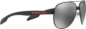 Prada Linea Rossa Multicolor Aviator Sunglasses