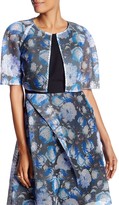 Thumbnail for your product : Sachin + Babi Crop Floral Open Knit Jacket
