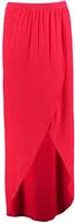 Thumbnail for your product : boohoo Basic Reine Wrap Front Jersey Maxi Skirt