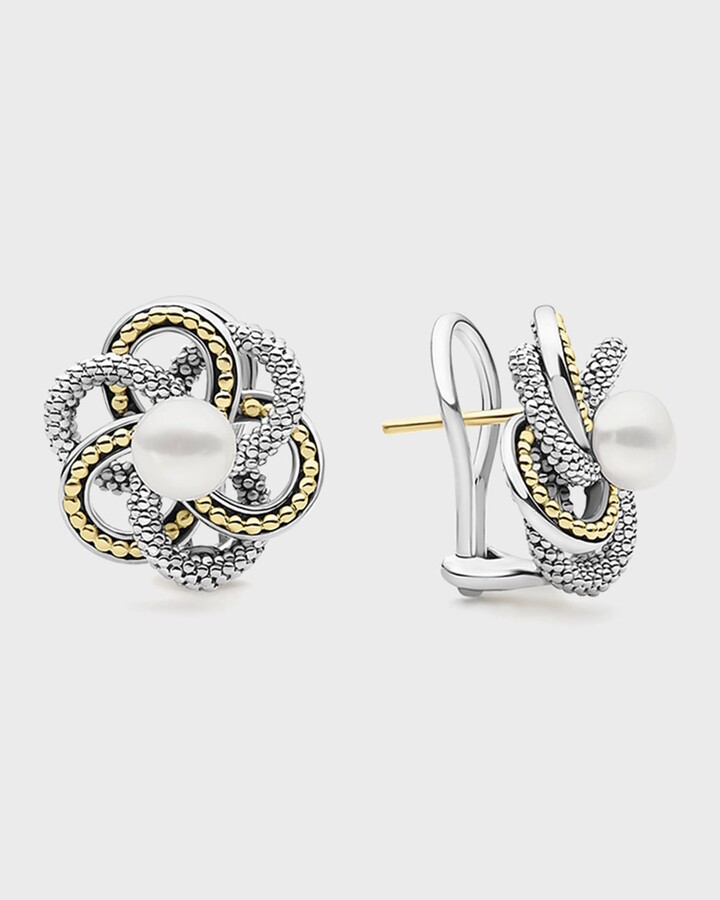 Two Tone Stud Earrings | Shop the world's largest collection of 