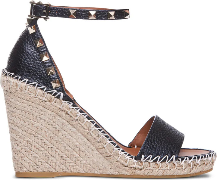 Valentino Garavani Double Rockstud heeled espadrilles