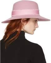 Thumbnail for your product : Maison Michel Pink Felt Virginie Fedora