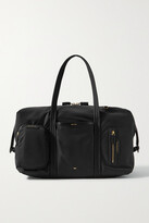 Thumbnail for your product : Anya Hindmarch + Net Sustain Inflight Leather-trimmed Recycled Shell Weekend Bag - Black