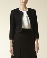 Thumbnail for your product : Jaeger Wool Bouclé Cropped Jacket