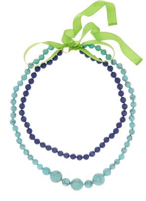 Trina Turk Double Strand Two-Tone Beaded Necklace