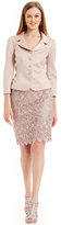 Thumbnail for your product : Tahari ASL Lace Buttoned-Front Skirt Suit