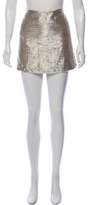 Thumbnail for your product : Alice + Olivia Metallic Mini Skirt