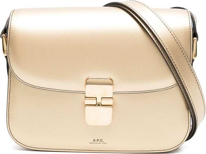A.P.C. Small Grace Leather Shoulder Bag
