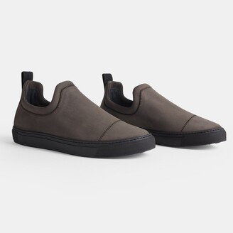 slip on trainers no back