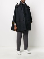 Thumbnail for your product : Jil Sander Hooded Cape Coat