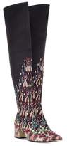 Etro Printed over-the-knee boots