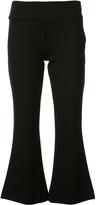 Nicole Miller flared cropped trousers 