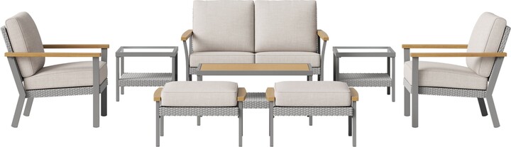 Songmics Home Sencillo 8 Piece Conversation Set