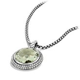 Thumbnail for your product : David Yurman Cerise Pendant with Prasiolite and Diamonds