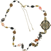 Thumbnail for your product : Chanel Cc Long Necklace With Multicoloured Stones And Filigree Jewels