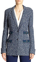 Thumbnail for your product : St. John Tweed Knit Blazer