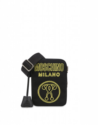 Moschino Neon Logo Shoulder Bag