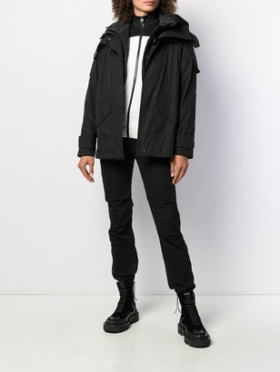 Army by Yves Salomon Layered Hooded Coat