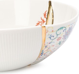 Kintsugi bowl in white - Seletti
