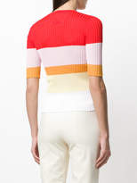 Thumbnail for your product : Emilio Pucci colour-block ribbed-knit top
