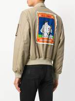 Thumbnail for your product : J.W.Anderson baseball card patch bomber jacket