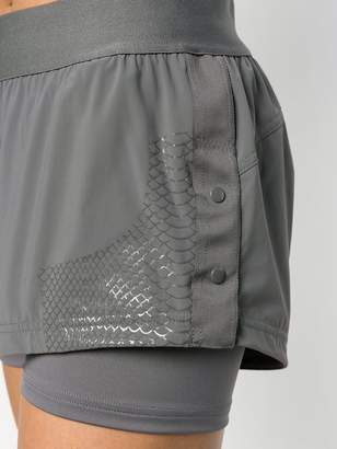 adidas by Stella McCartney layered sports shorts