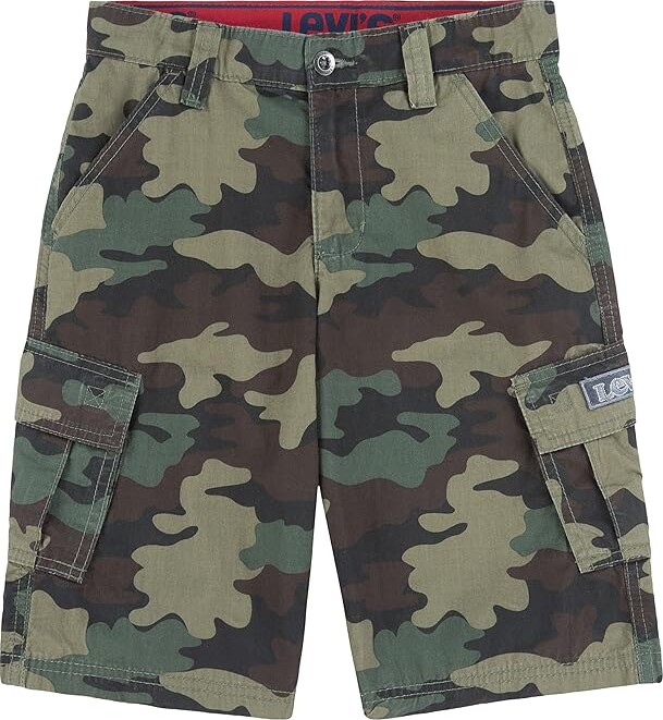 Levi's(r) Kids Cargo Shorts (Big Kids) (Cypress Camo) Boy's Shorts
