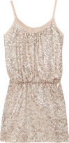 Thumbnail for your product : Rebecca Taylor Sequin-embellished fine-knit mini dress