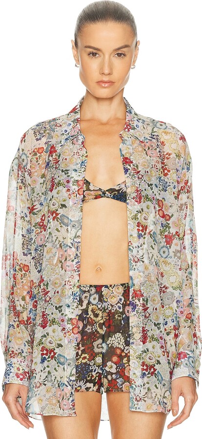 KHAITE Goya Top in Ivory