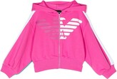 Thumbnail for your product : Emporio Armani Kids Logo Print Hooded Jacket