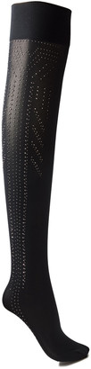 Wolford Treasure Star Crystal-embellished Opaque Tights