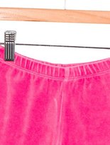 Thumbnail for your product : Oscar de la Renta Girls' Velvet Mini Shorts