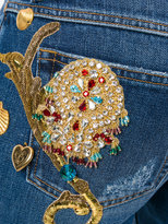 Thumbnail for your product : Dolce & Gabbana deconstructed skinny jeans