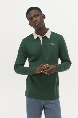 Vans '66 Long-Sleeve Polo Shirt - Green S at Urban Outfitters - ShopStyle