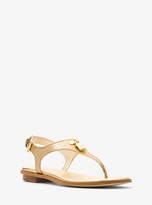 Thumbnail for your product : Michael Kors Mira Embossed-Leather Sandal
