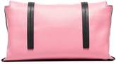 Thumbnail for your product : Miu Miu pink logo embossed leather shoulder bag