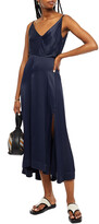Thumbnail for your product : 3.1 Phillip Lim Wrap-effect button-embellished satin midi dress