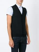 Thumbnail for your product : Paolo Pecora sleeveless cardigan