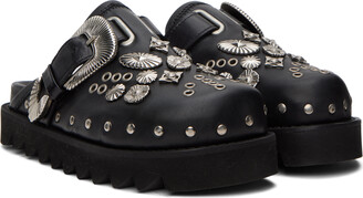 Toga Pulla Black Sabot Loafers - ShopStyle