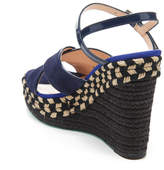 Thumbnail for your product : Paul Smith Women's Tatum Raffia Wedged Sandals - Navy Kid