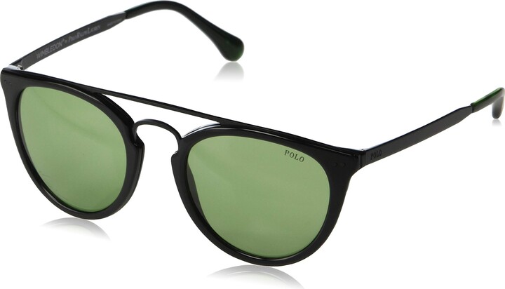 Polo Ralph Lauren Men's PH4121 Round Sunglasses - ShopStyle