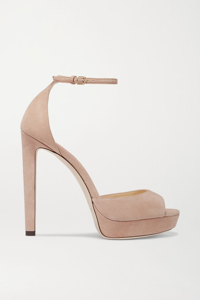 neutral platform sandals