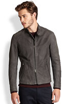 Thumbnail for your product : Vince Waxed Nubuck Moto Jacket